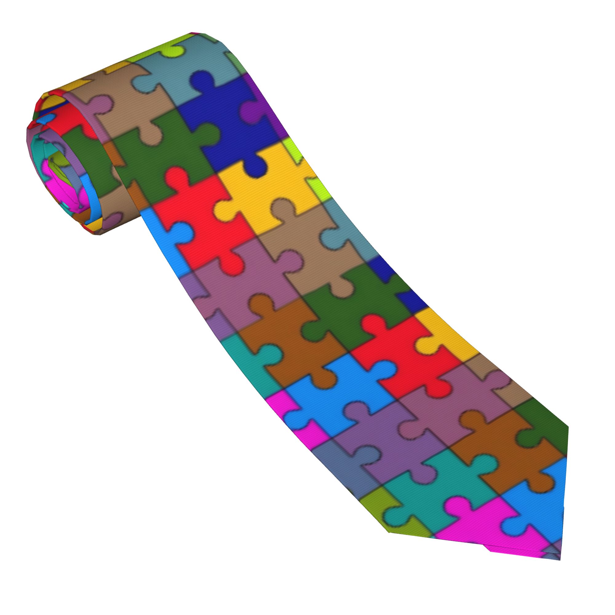 Men Accessories For Wedding - Donkere gradiënt puzzelstropdas Bruiloftsfeest stropdassen Elegante