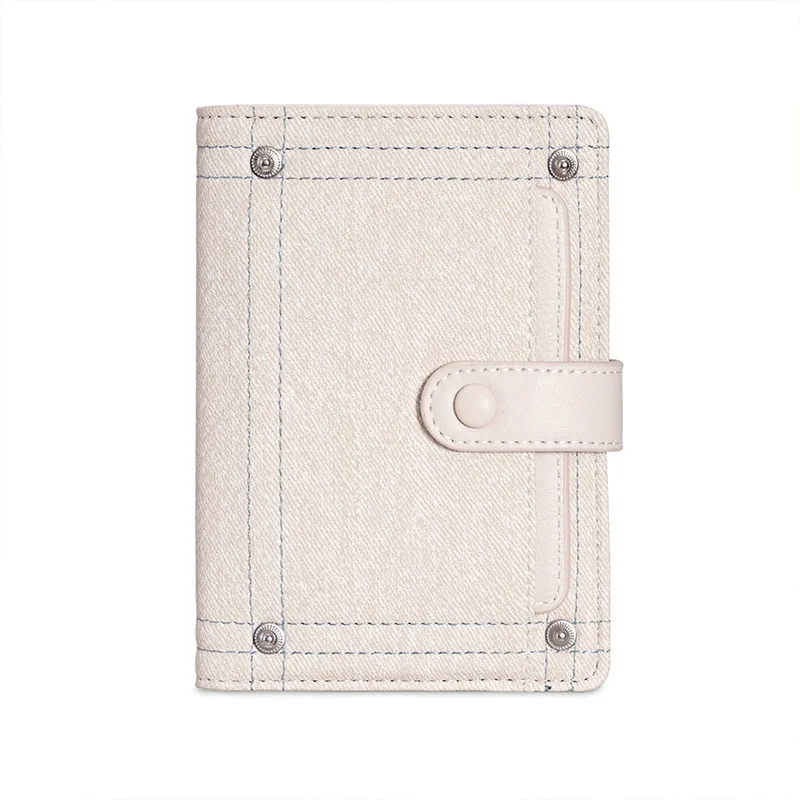 Travel Organizer Men - Vintage blauwe paspoorthoes voor dames, portemonnee