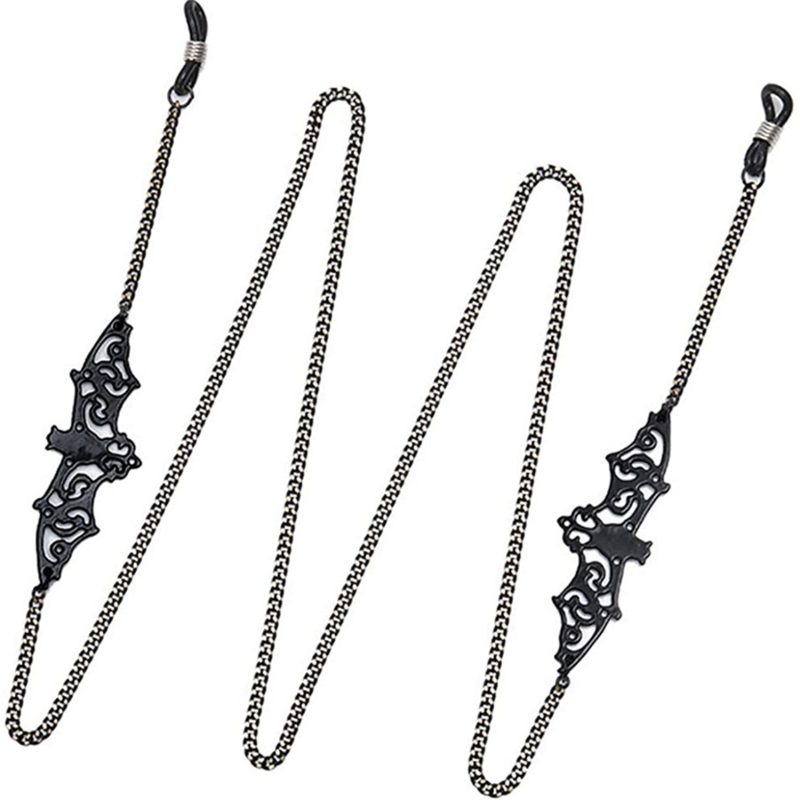 Men Accessories Neck Chain - 1-10PCS Gothic Bat Brillenketting voor zonnebrillen
