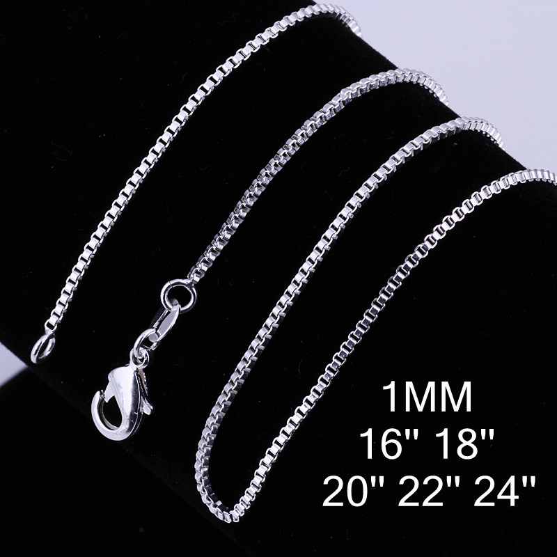 Men Accessories Gift Box - 10 stks 16-24 inch 925 Sterling