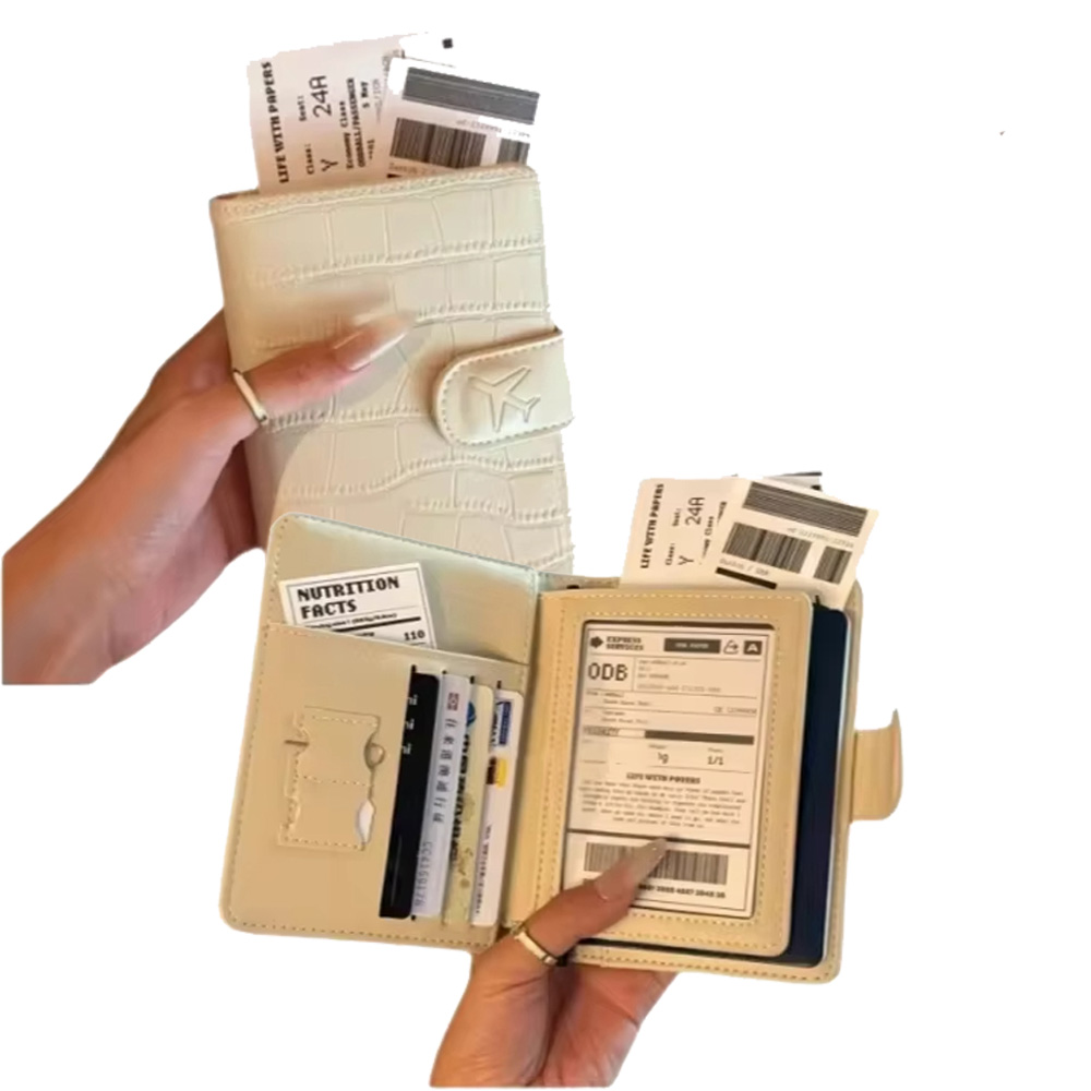 Travel Organizer Men - PU lederen paspoorthoes voor heren en