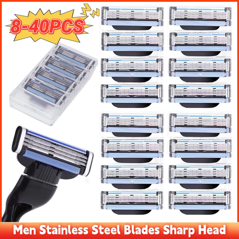 Men Accessories Combo Gift - 8-40 Stuks Scheerapparaat Snijkoppen voor Gillette