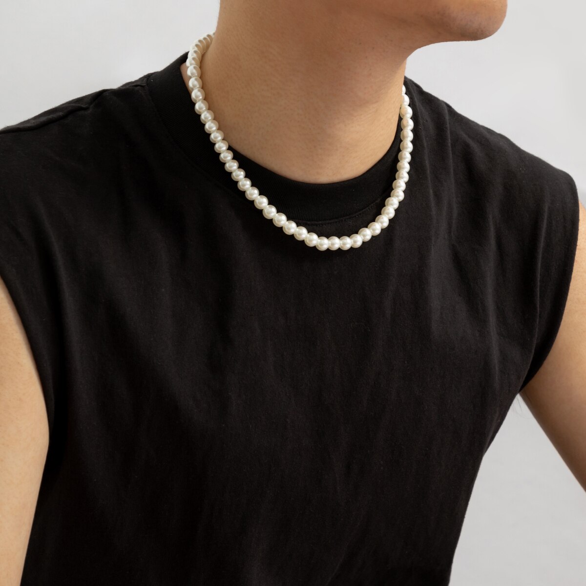 Eenvoudige Imitatie-Parel Kral - Men Accessories Neck Chain recensie en prijs