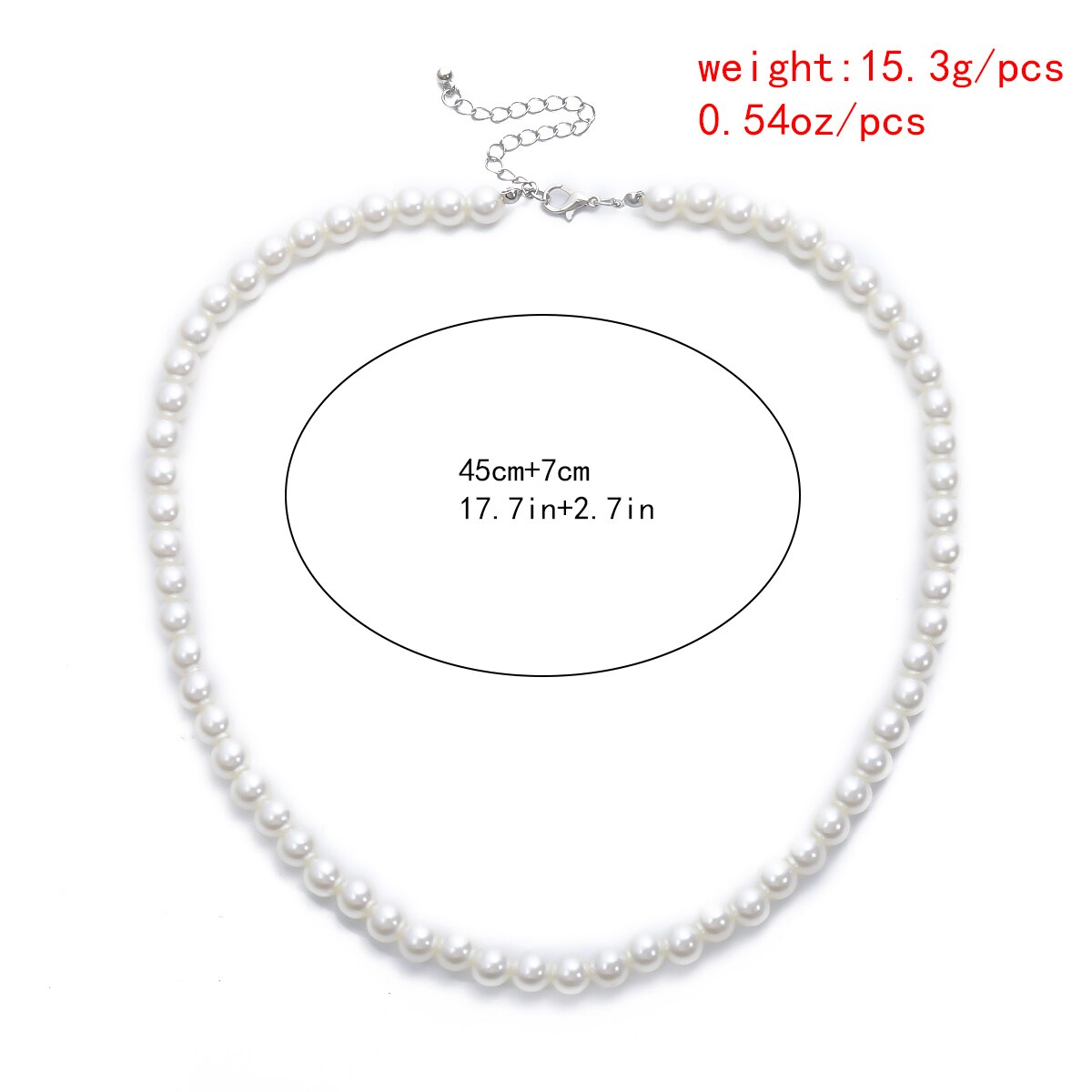 Eenvoudige Imitatie-Parel Kral - Men Accessories Neck Chain recensie en prijs