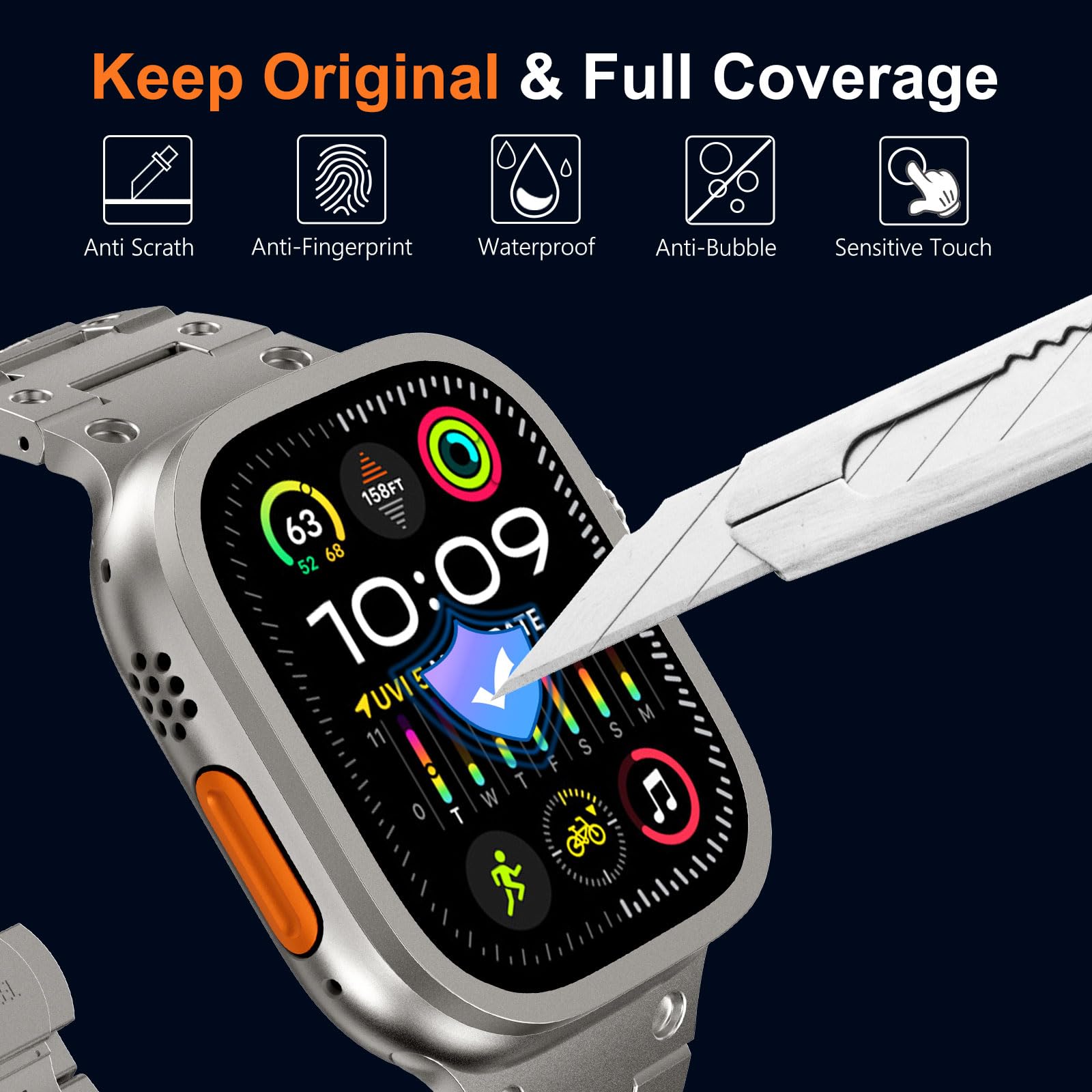 Gehard glas voor Apple Watch U - Men'S Accessories Watches recensie en prijs