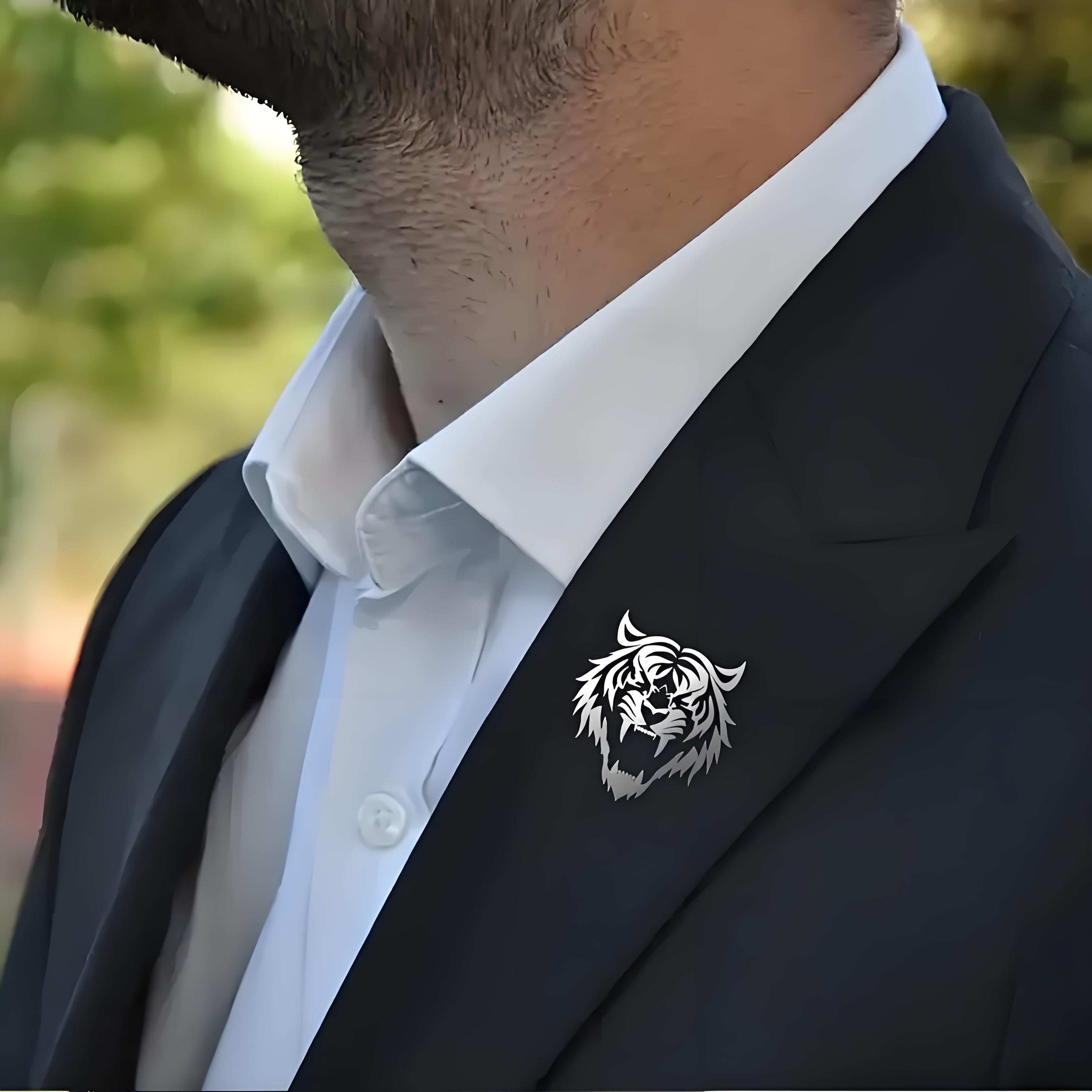 Heren roestvrijstalen tijgerko - Men Accessories To Wear recensie en prijs