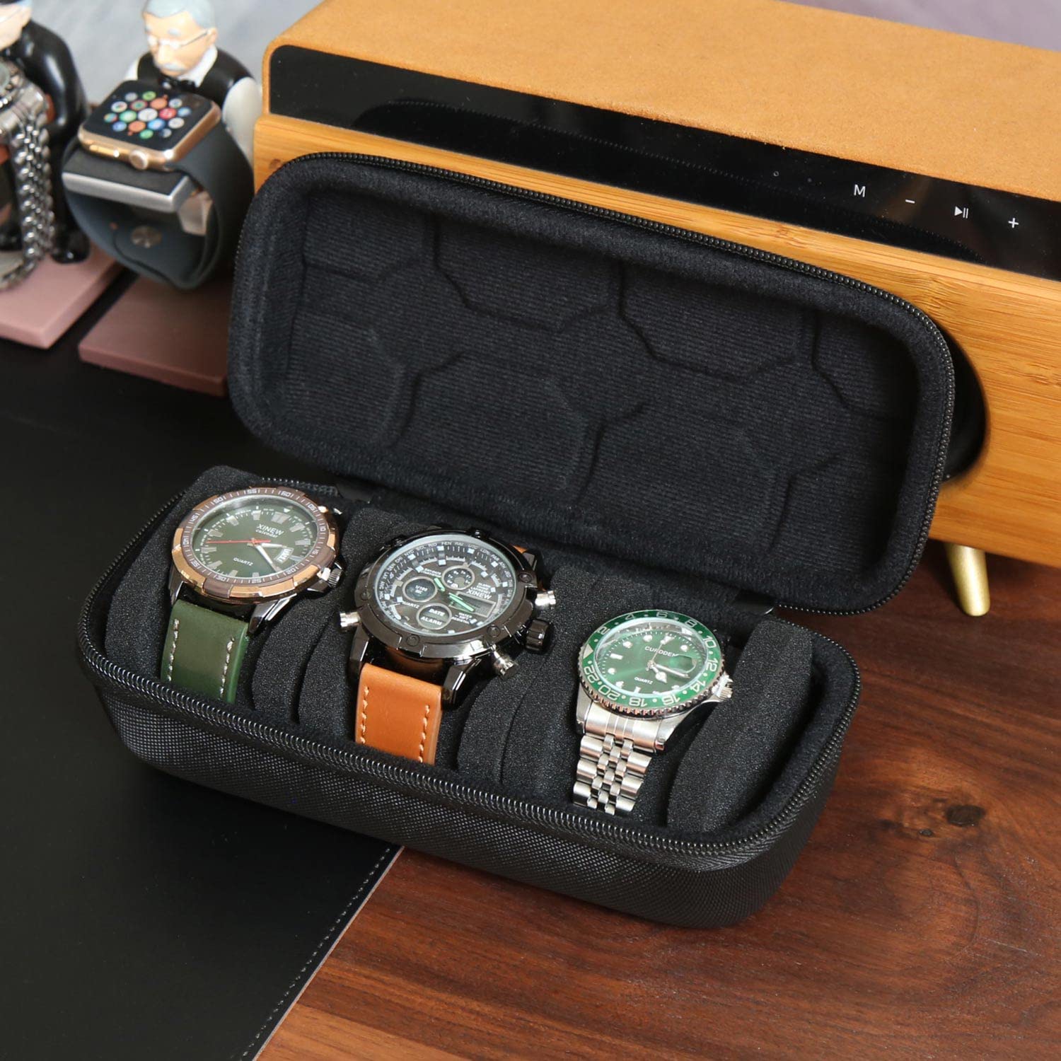 Horlogebox-organizer voor mann - Travel Organizer Men recensie en prijs