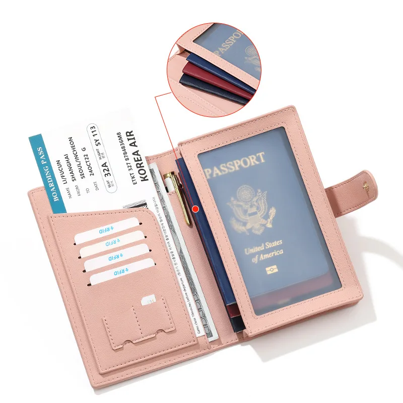 Portemonnee van PU-leer met RF - Travel Organizer Men recensie en prijs