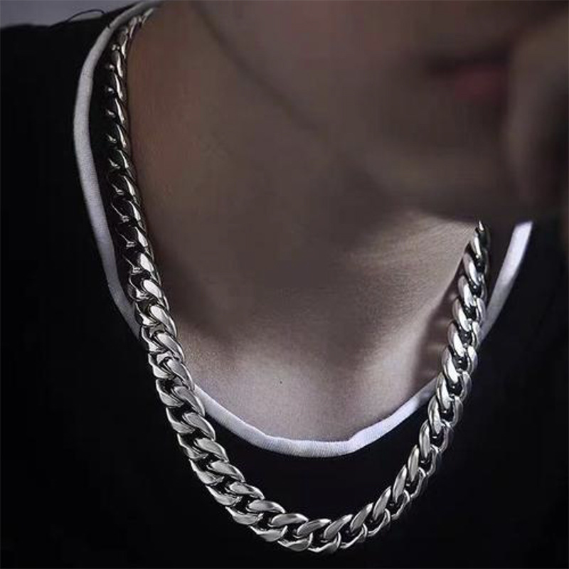 925 sterling verzilverd Platte - Men Accessories Neck Chain recensie en prijs