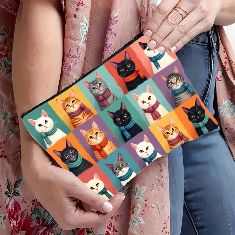 Leuke make-uptas met kattenpri - Travel Organizer Men recensie en prijs