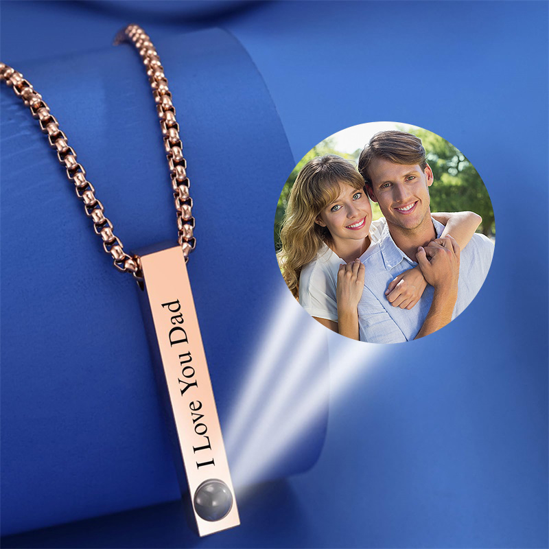 Aangepaste foto naam ketting g - Men Accessories Gift Box recensie en prijs