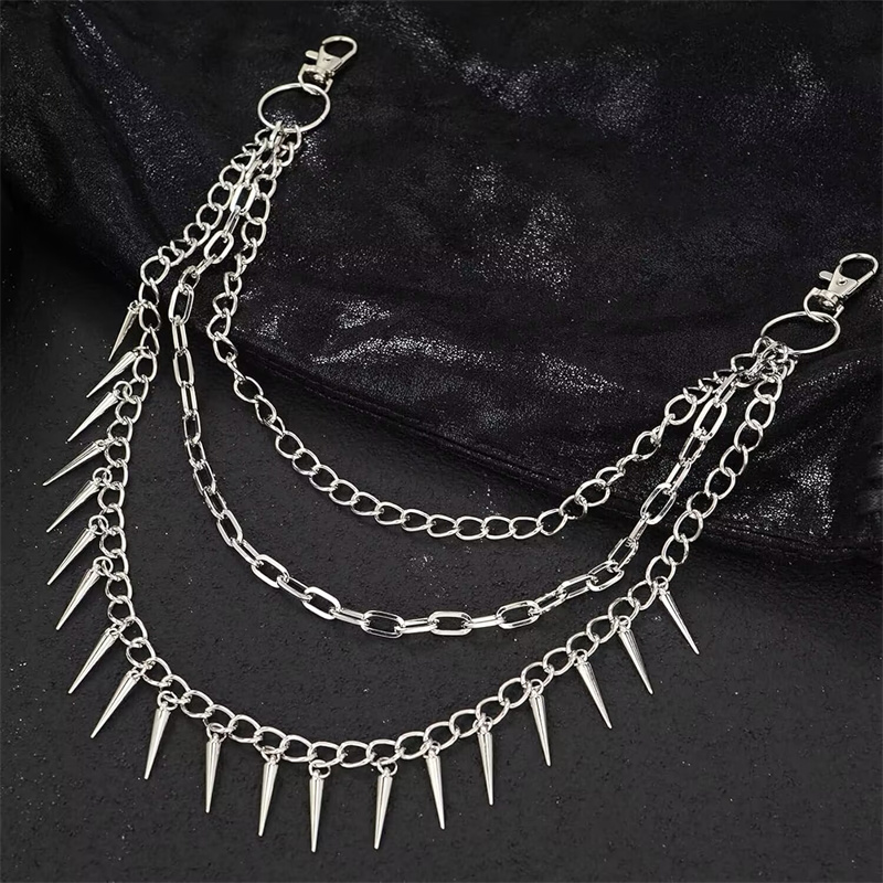 Laag 3 Punk Ketting Op De Jean - Men Accessories Aesthetic recensie en prijs